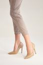153 01 İnce Topuk 10 Cm Vizon Mat Stiletto
