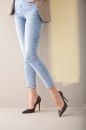 Sensual İnce Topuk 10 Cm Kahverengi Mat Stiletto