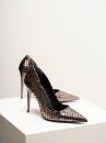 Akurra İnce Topuk 10 Cm Bronz Stiletto