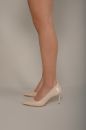 Urbane İnce Topuk 8 Cm Ten Rugan Stiletto