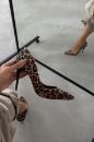 Nadja İnce Topuk 10 Cm Leopar Stiletto