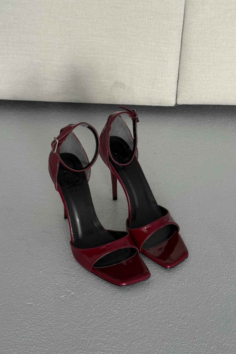 Jovie  İNCE TOPUK 10 CM CHERRY TOPUKLU AYAKKABI resmi